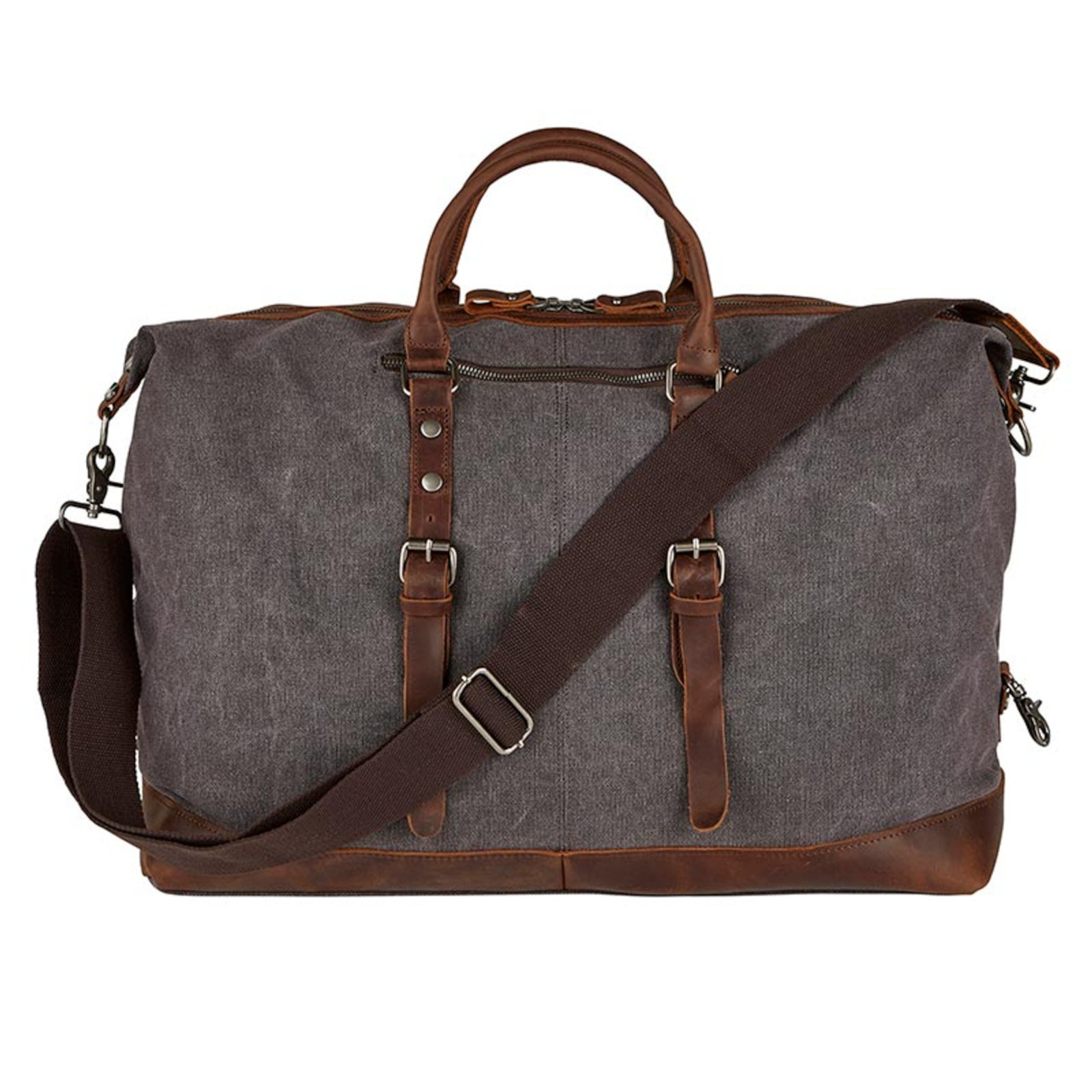 Cole Wheeler Canvas And Leather Vintage Duffle