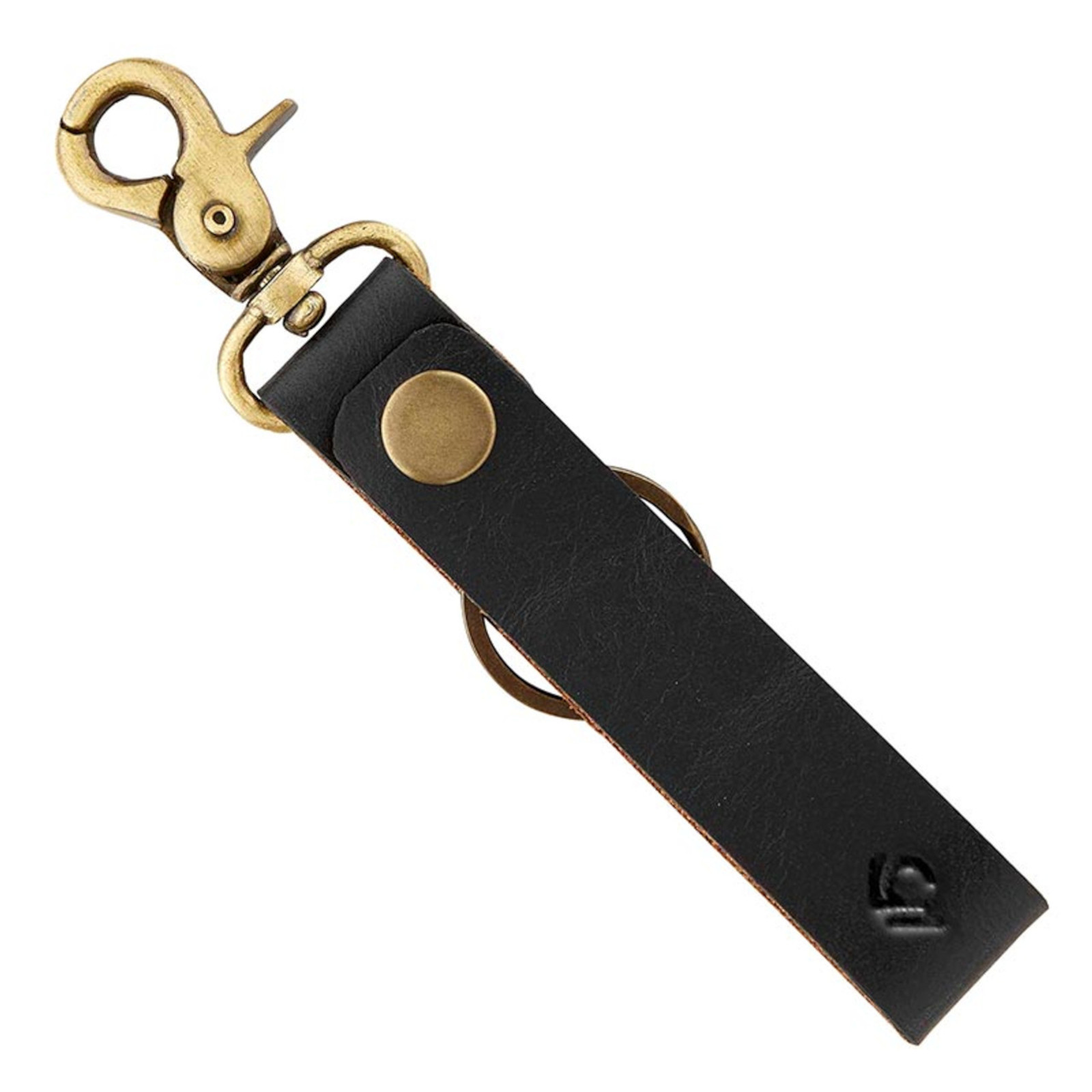 Cole Wheeler Leather Keychain