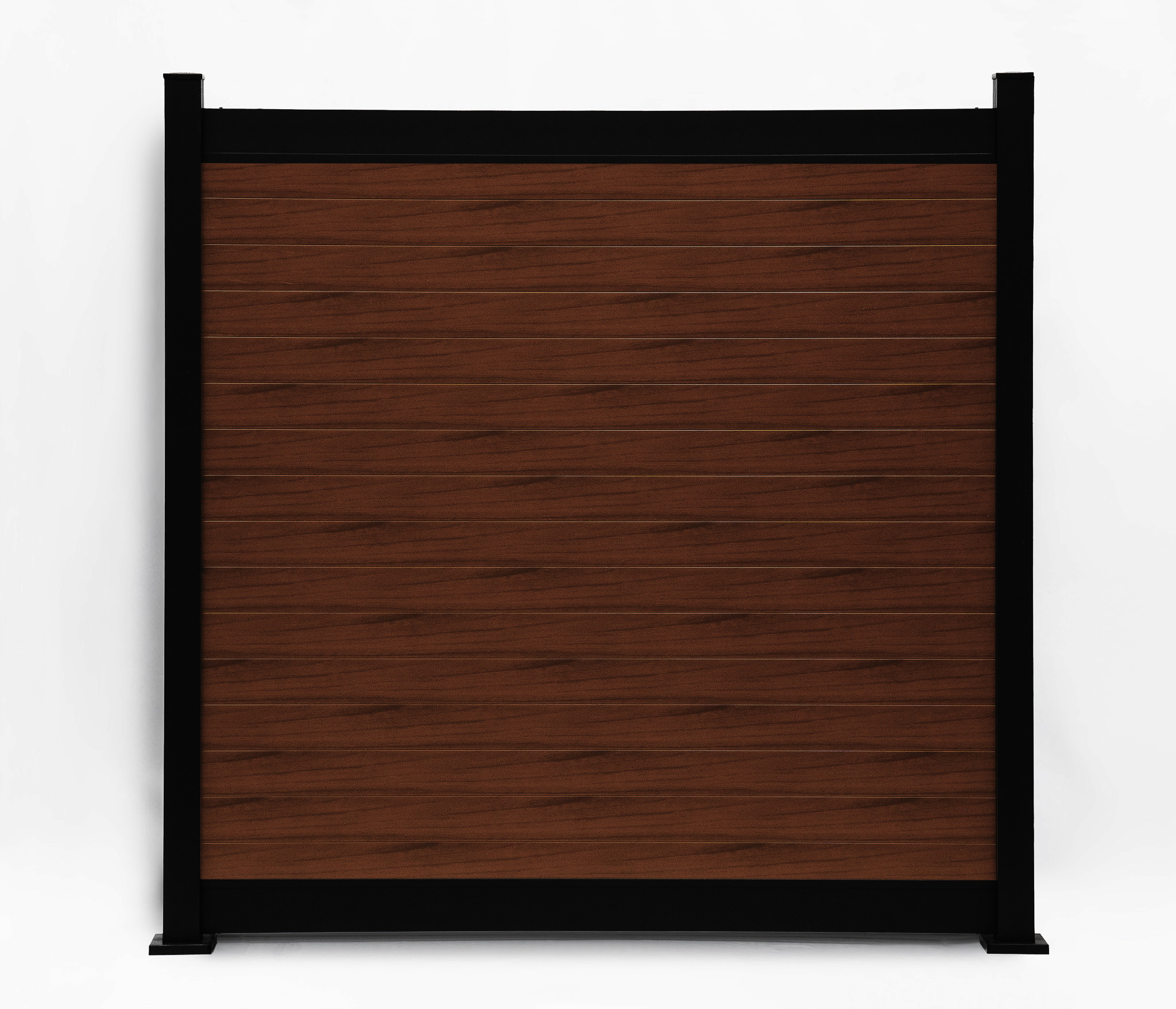 PrimeAlux Horizontal 2 Rail Privacy Fence Panel 6 foot High