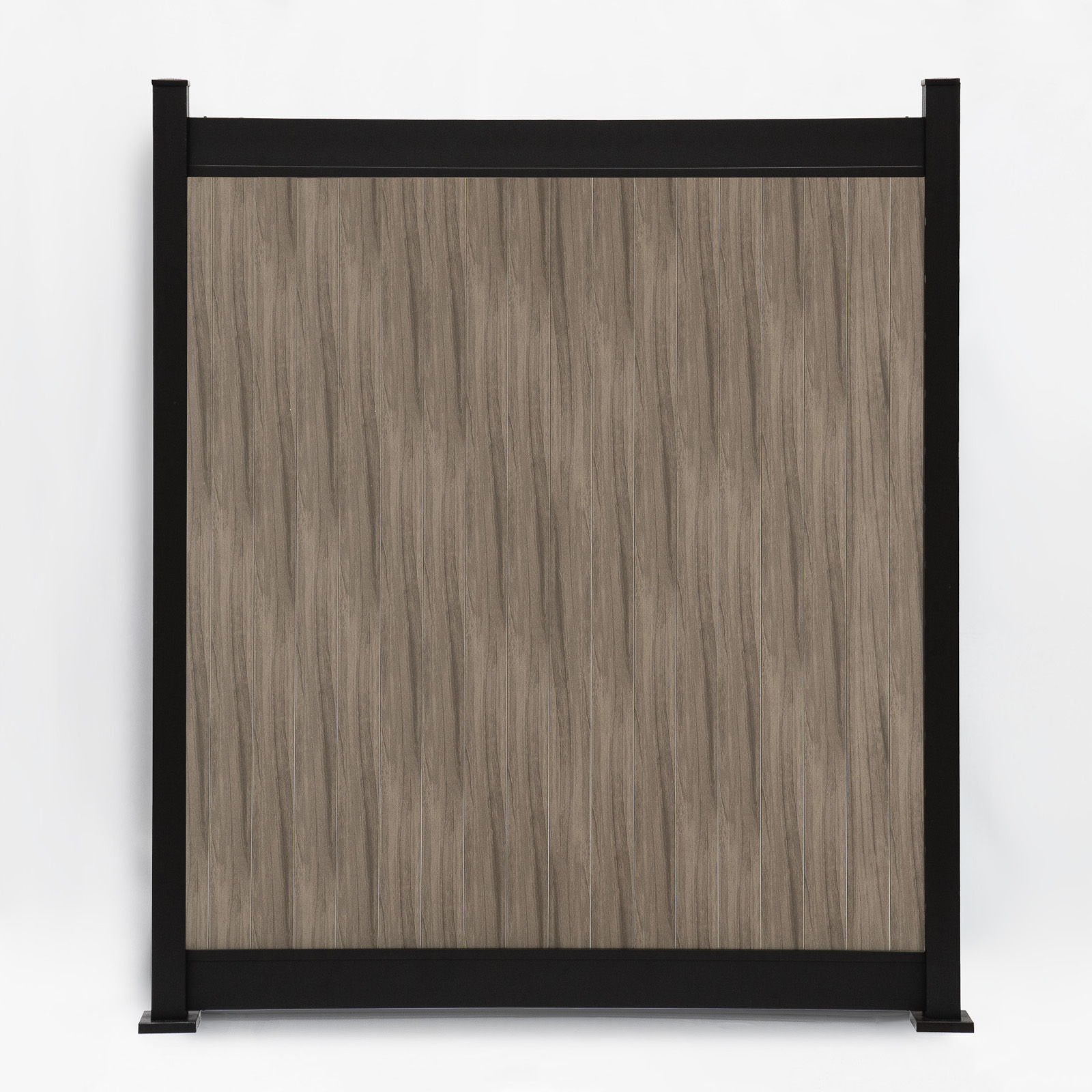 PrimeAlux Vertical 2 Rail Privacy Fence Panel 6 foot High