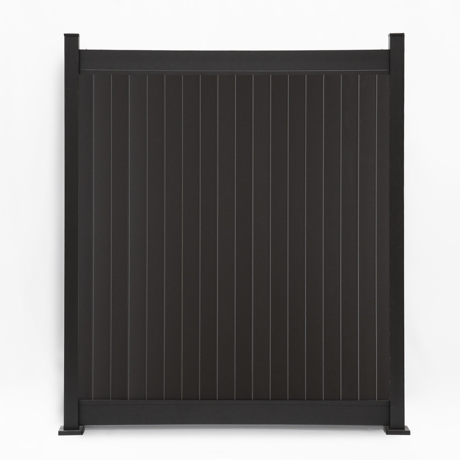 PrimeAlux Vertical 2 Rail Privacy Plus Fence Panel 4 foot High