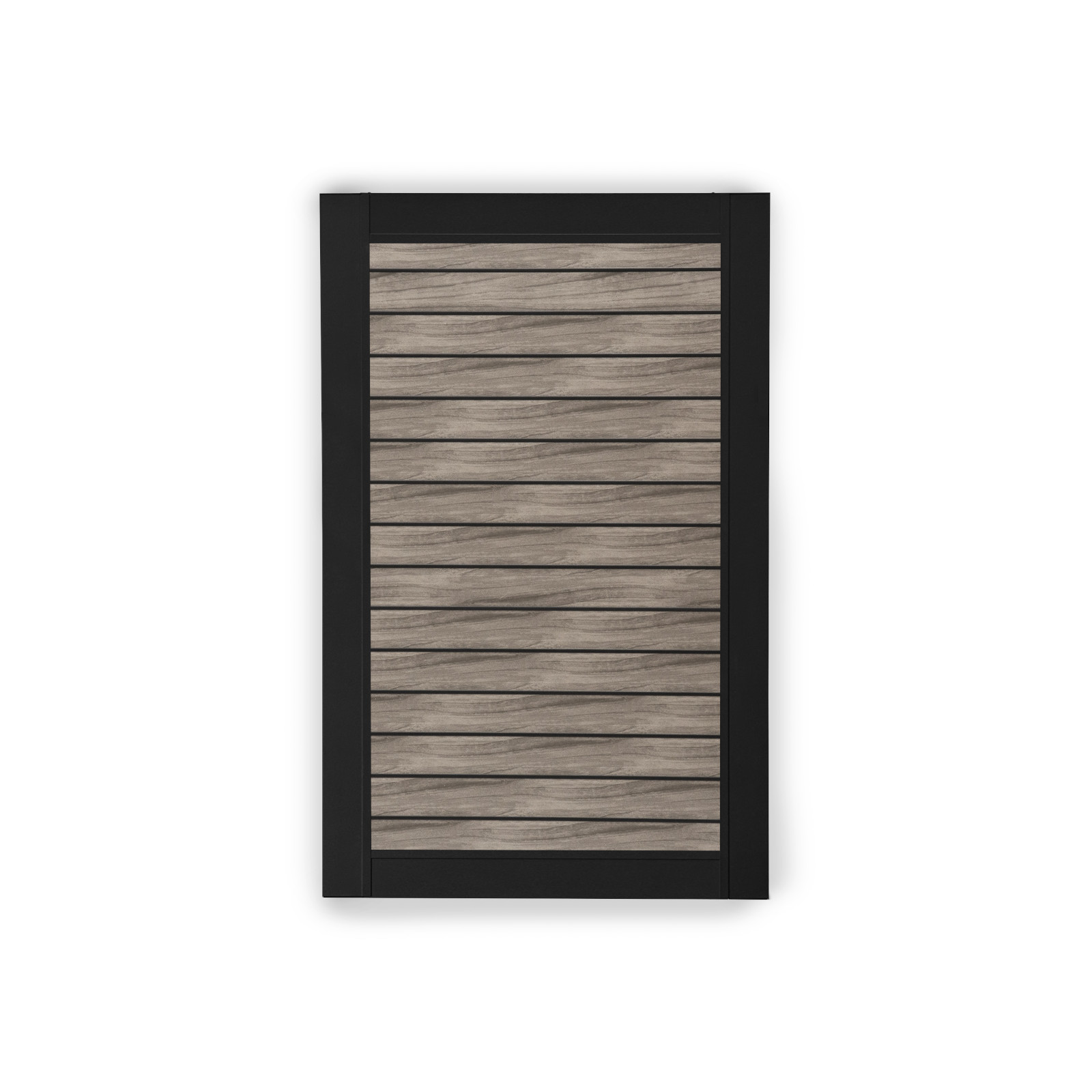 PrimeAlux Horizontal Privacy Plus Fence Gate - 4 foot High