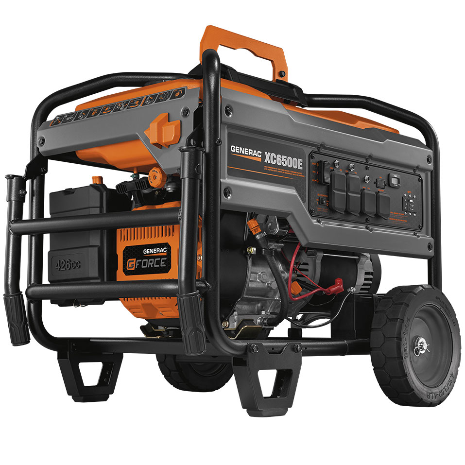 Generac GP6500E 6500 Watt Electric Start Portable Generator